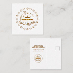 happy thanksgiving day card