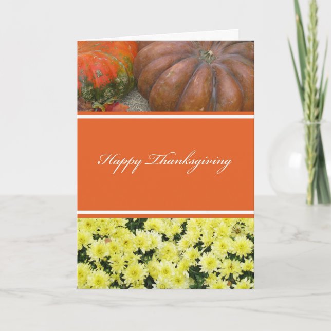 Happy Thanksgiving Day Card (Front)