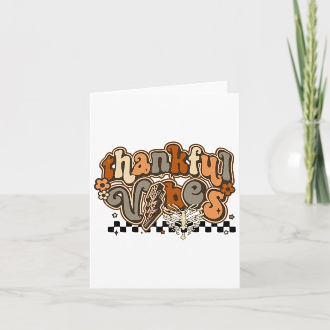 Happy Thanksgiving Day  Card (Front)