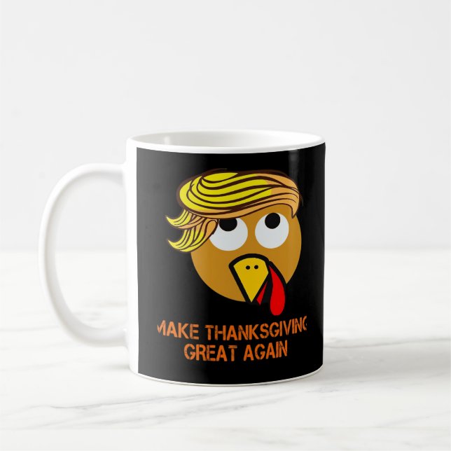Happy Thanksgiving Day Coffee Mug (Left)
