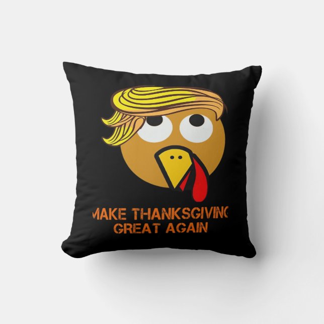 Happy Thanksgiving Day Cushion (Front)