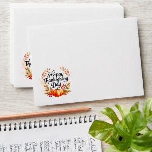 Happy Thanksgiving Day Envelope