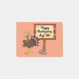 Happy Thanksgiving Day Funny Post-it Notes