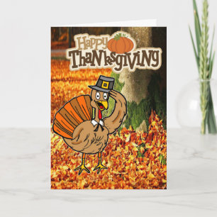 Happy Thanksgiving Day Greeting Card