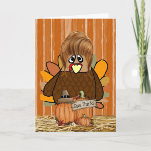 Happy Thanksgiving Day Greeting Card