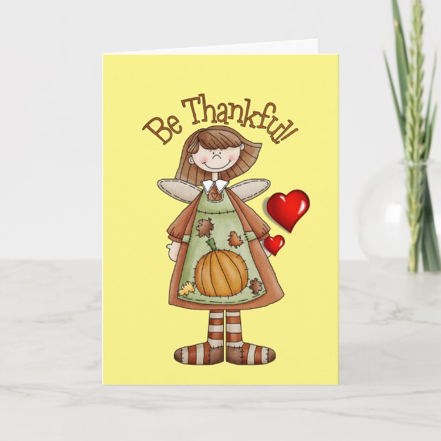 Happy Thanksgiving Day Greeting Card (Front)