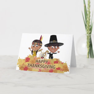 Happy Thanksgiving day Holiday Card