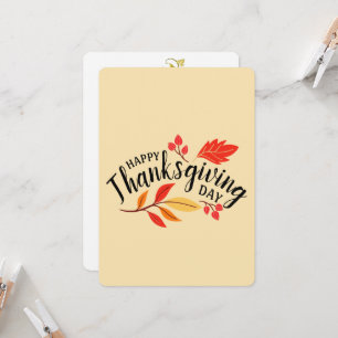 Happy Thanksgiving Day Invitation