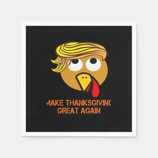 Happy Thanksgiving Day Napkin (Front)