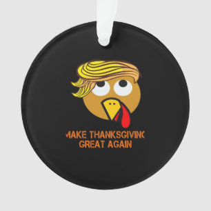 Happy Thanksgiving Day Ornament