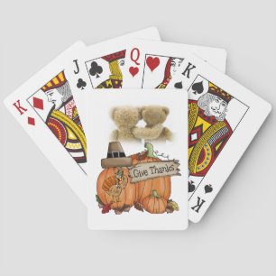 Happy Thanksgiving Day Playing Card Deck