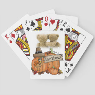 Happy Thanksgiving Day Playing Card Deck