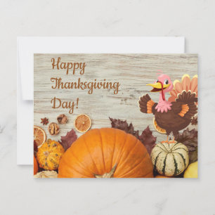 Happy Thanksgiving Day  Postcard