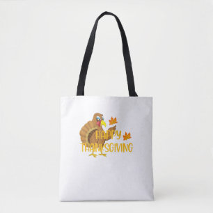Happy Thanksgiving Day Turkey Thankful Men Women B Tote Bag