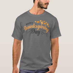 Happy Thanksgiving Day Turkey USA Family T-Shirt