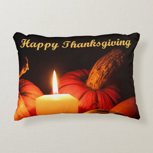 Happy Thanksgiving Decorative Cushion (Front)