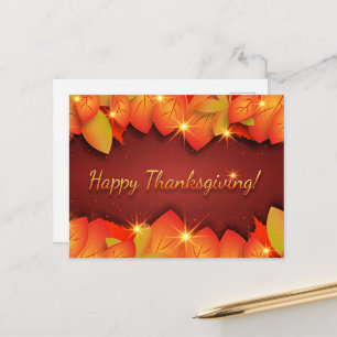 Happy Thanksgiving, decorative, Postcard
