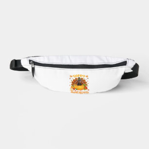Happy Thanksgiving Doberman Dog Turkey Pumpkin Bum Bags