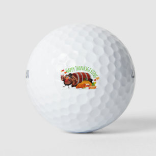 happy thanksgiving drunk turkey golf balls