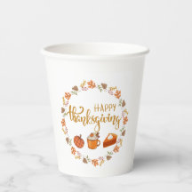 Happy Thanksgiving Elements Illustration 