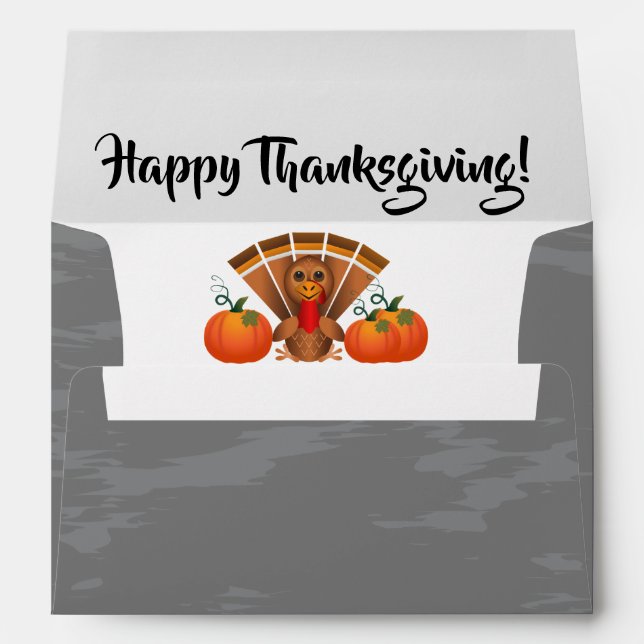 Happy Thanksgiving Envelope (Back (Bottom))