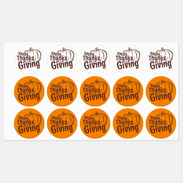Happy Thanksgiving – Fall Harvest Design (Sheet)