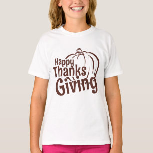Happy Thanksgiving – Fall Harvest Design T-Shirt