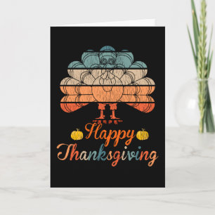 Happy Thanksgiving Family Kid Matching Pajama Gift Card