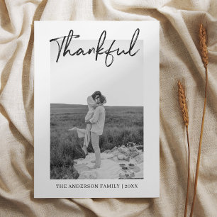 Happy Thanksgiving Family Photo Thankful