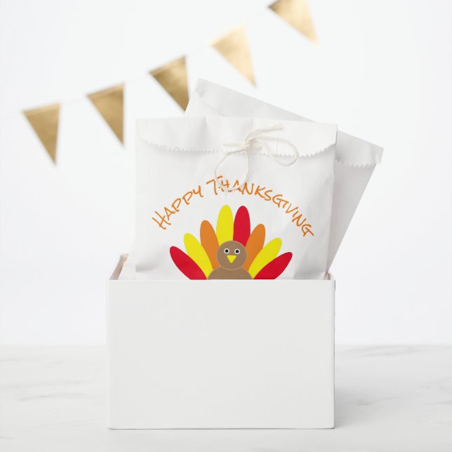 Happy Thanksgiving Favour Bags (Party)