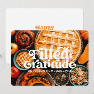 Happy Thanksgiving Filled with Gratitude Holiday