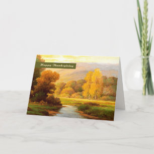 Happy Thanksgiving. Fine Art Greeting Cards