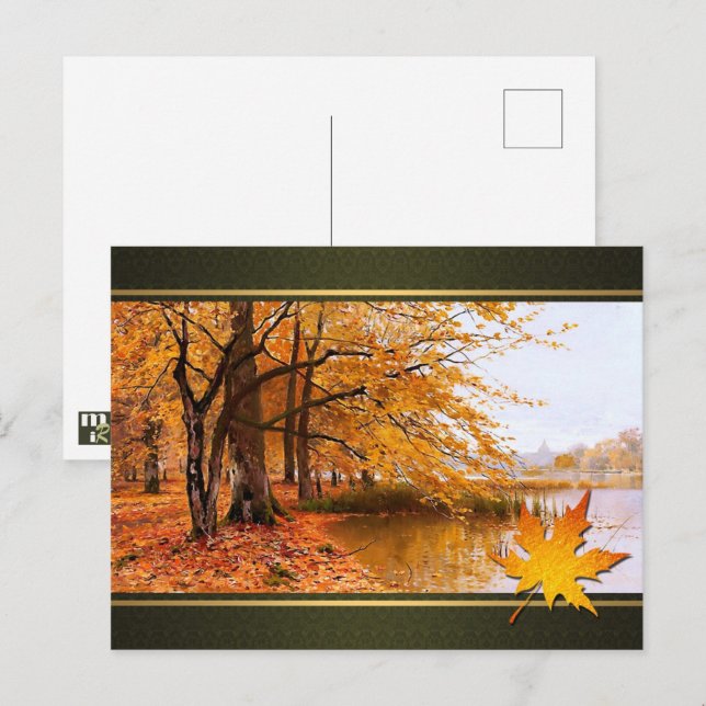 Happy Thanksgiving. Fine Art Postcard (Front/Back)