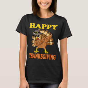 Happy Thanksgiving for Turkey Day Family Dinner T-Shirt