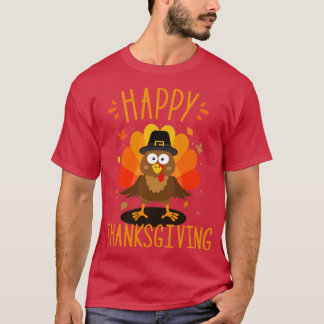 Happy thanksgiving for turkey day family dinner T-Shirt