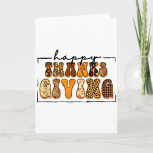 Happy Thanksgiving For Turkey Day Family Dinner Th Card