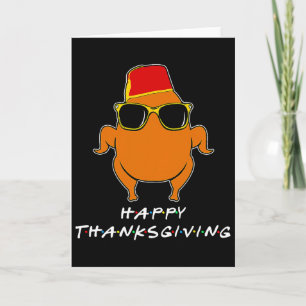 Happy Thanksgiving Friends Turkey For Boys Girls K Card