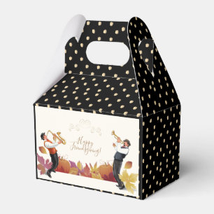 Happy Thanksgiving! Friendsgiving JAZZ Retro Party Favour Box