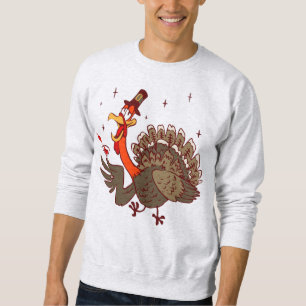happy thanksgiving funny drunk turkey sweatshirt