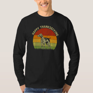 Happy Thanksgiving German Shorthaired Pointer Dog T-Shirt