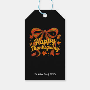 Happy Thanksgiving gift Tags