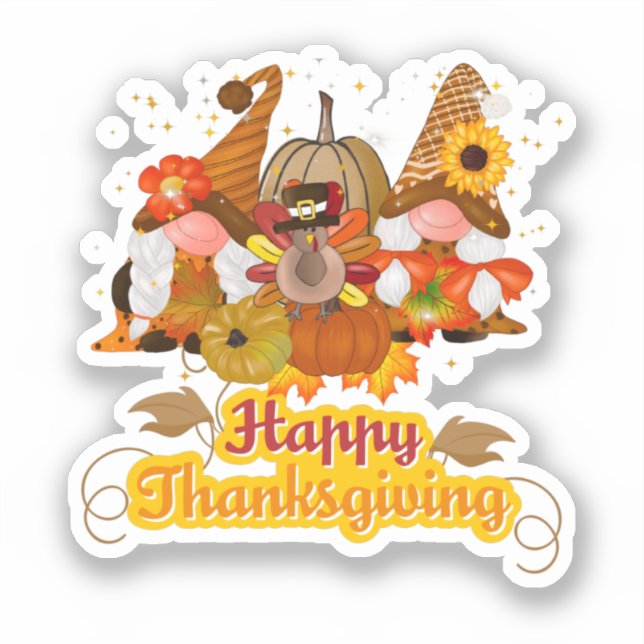 Happy Thanksgiving Gnome (Front)
