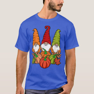 Happy Thanksgiving Gnomes Pumpkin Family Men Women T-Shirt