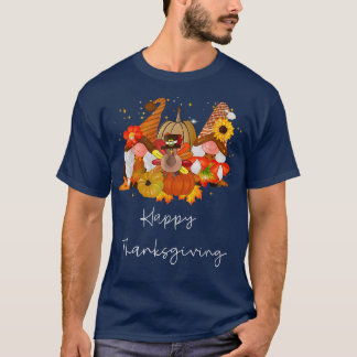 Happy Thanksgiving Gnomes  T-Shirt
