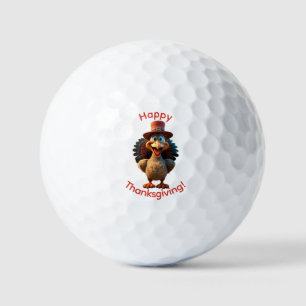 Happy Thanksgiving Golf Balls
