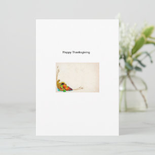 Happy Thanksgiving Greeting Card