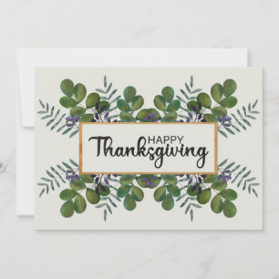 Happy Thanksgiving Holiday Card