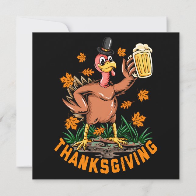 Happy Thanksgiving Holiday Card (Front)