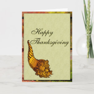 Happy Thanksgiving Holiday Card