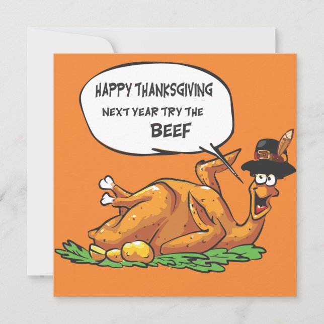 Happy Thanksgiving Holiday Card (Front)